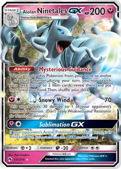 Alolan Ninetales-GX #132, Standard
