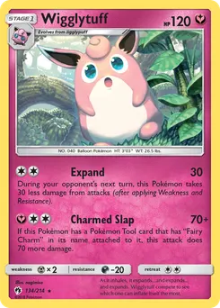 Wigglytuff #134, Lost Thunder