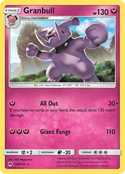 Granbull #138, Standard
