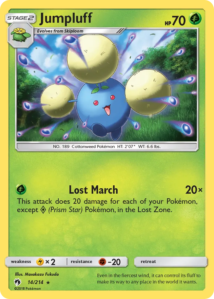 Jumpluff #14, Lost Thunder