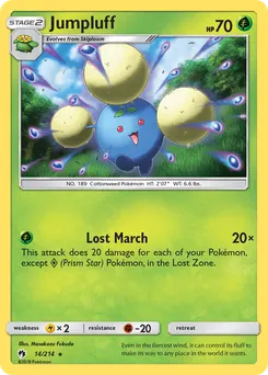 Jumpluff #14, Reverse Foil