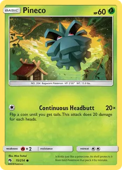 Pineco #15, Reverse Foil