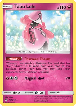 Tapu Lele #150, Reverse Foil