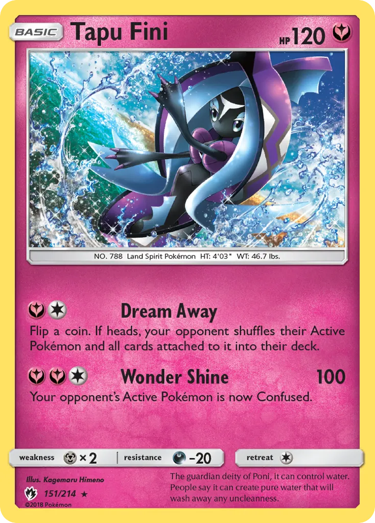 Tapu Fini #151, Lost Thunder