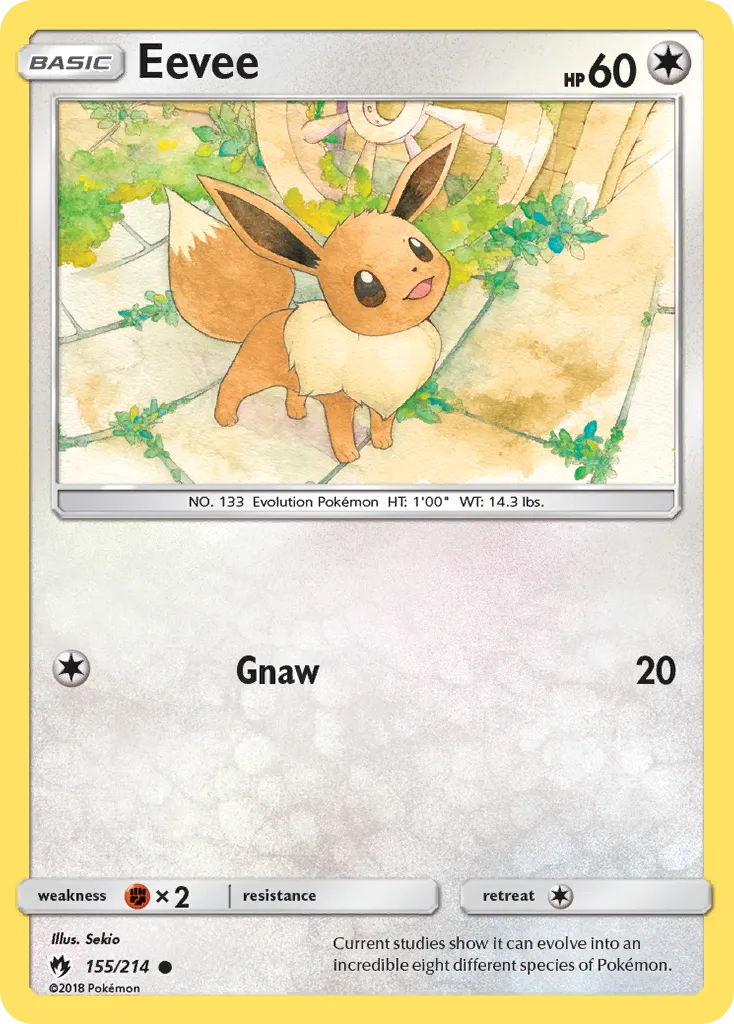 Eevee #155, Lost Thunder