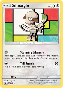 Smeargle #157, Lost Thunder