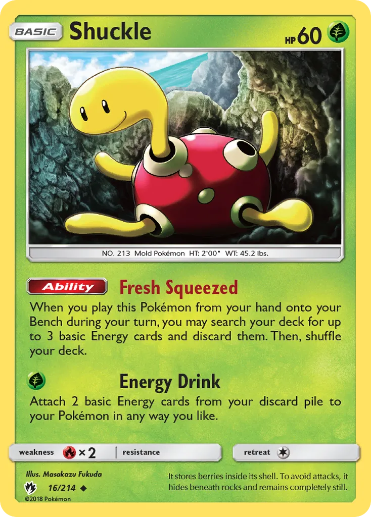 Shuckle #16, Lost Thunder
