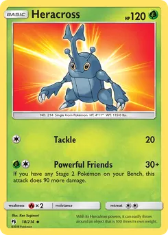 Heracross #18, Reverse Foil