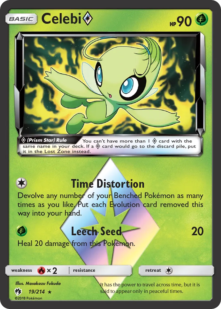 Celebi ◇ #19, Lost Thunder