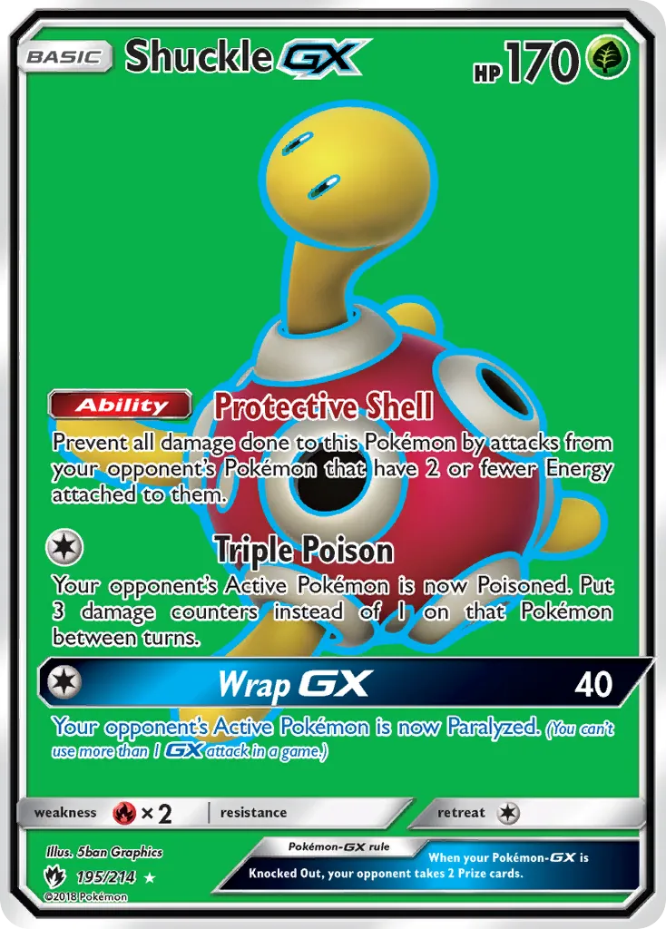 Shuckle-GX #195, Lost Thunder