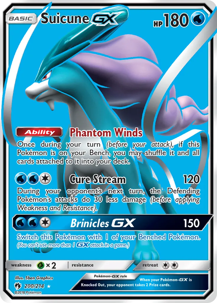Suicune-GX #200, Lost Thunder