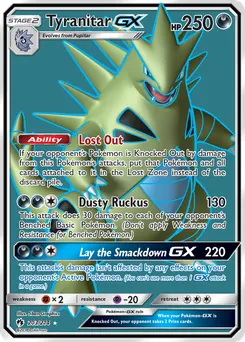 Tyranitar-GX #203, Standard