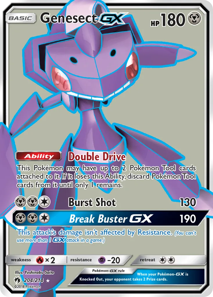 Genesect-GX #204, Lost Thunder