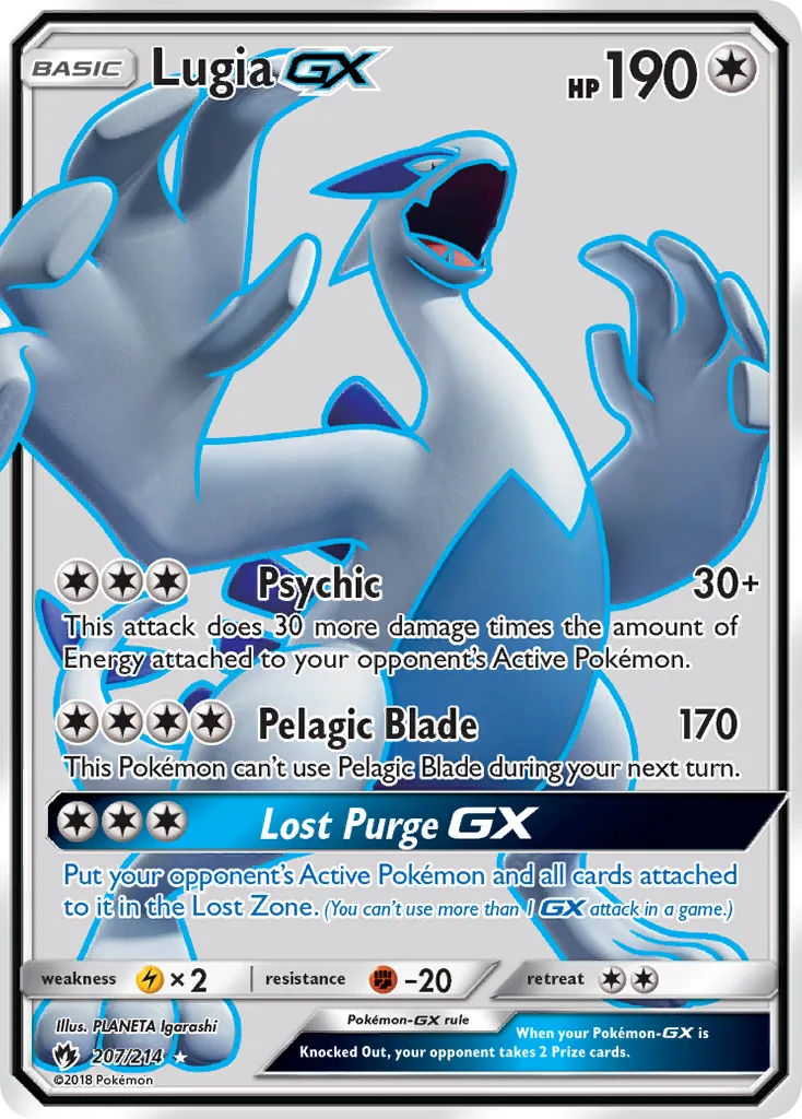 Lugia-GX #207, Lost Thunder