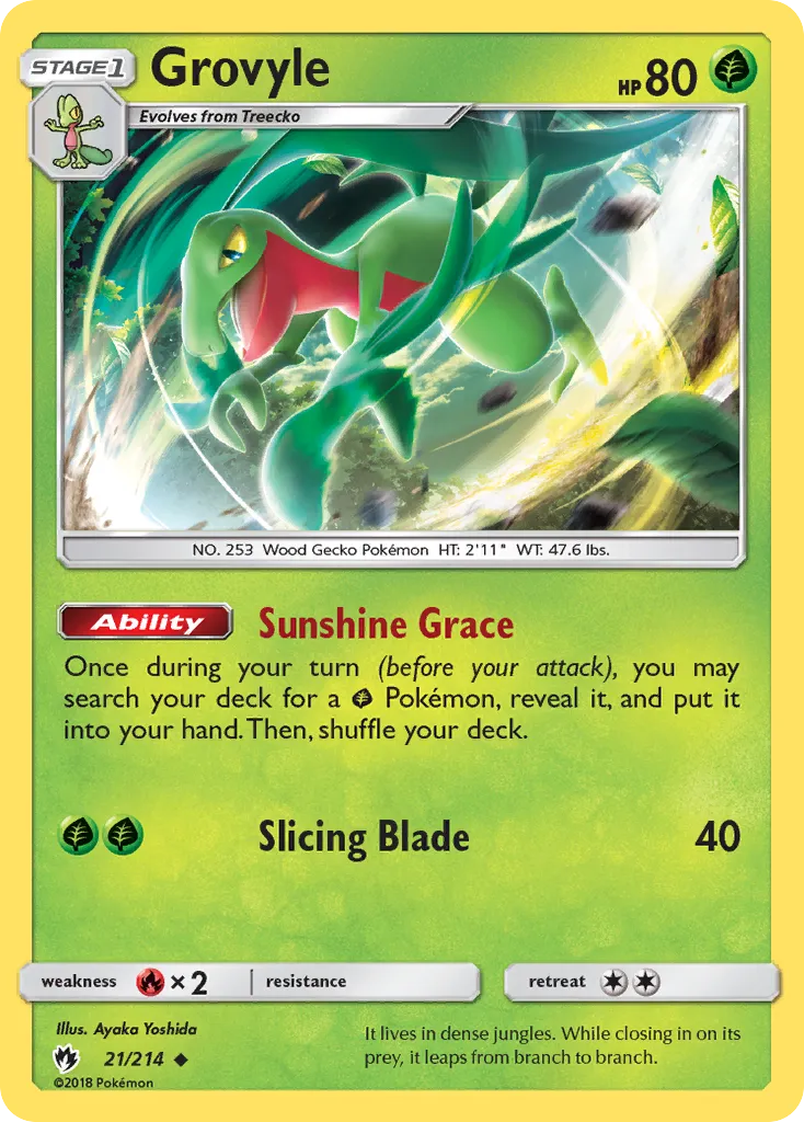 Grovyle #21, Lost Thunder