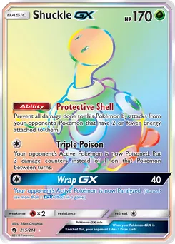 Shuckle-GX #215, Secret