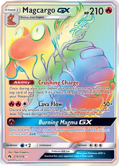 Magcargo-GX #218, Secret