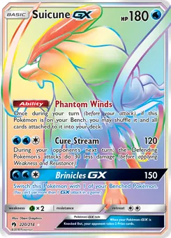 Suicune-GX #220, Secret