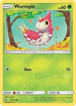 Wurmple #23, Reverse Foil