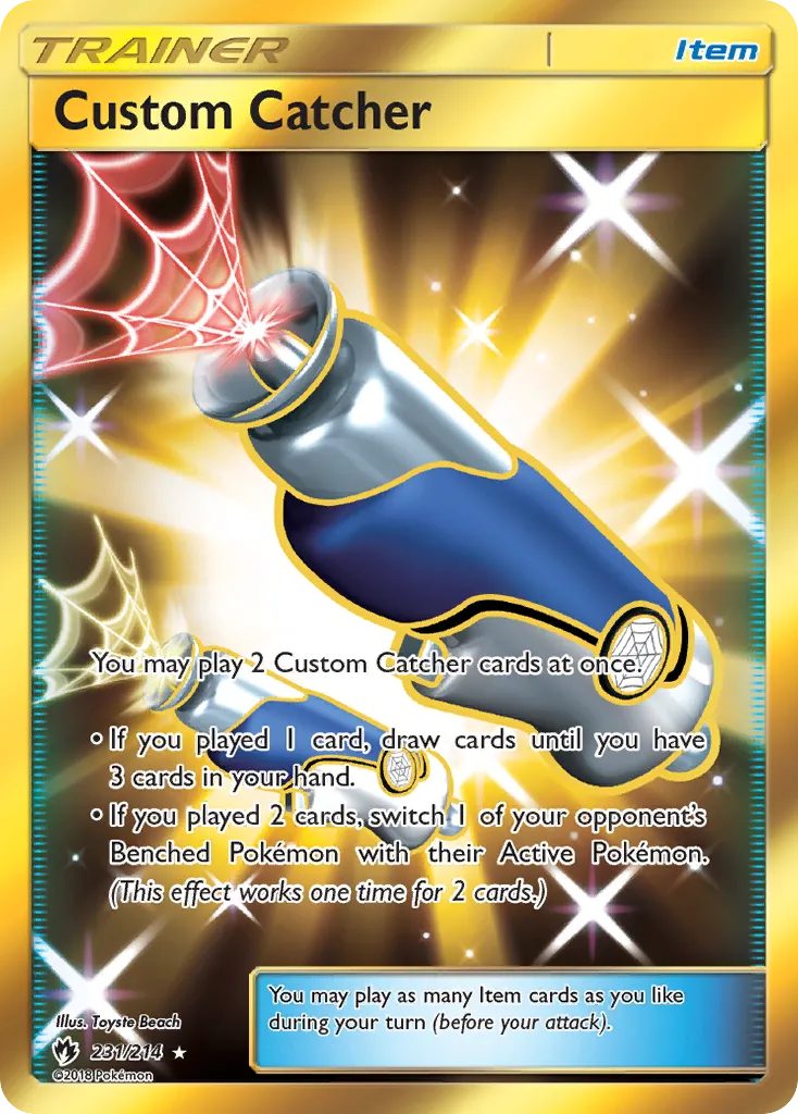 Custom Catcher #231, Lost Thunder Secret