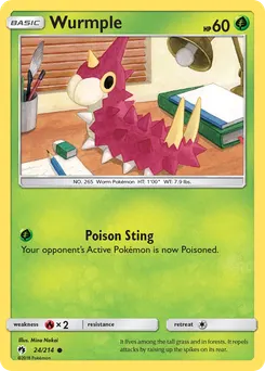 Wurmple #24, Reverse Foil