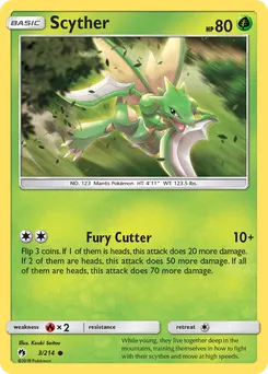 Scyther #3, Reverse Foil