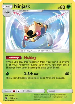 Ninjask #30, Reverse Foil