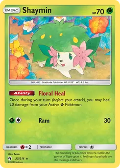 Shaymin #33, Reverse Foil