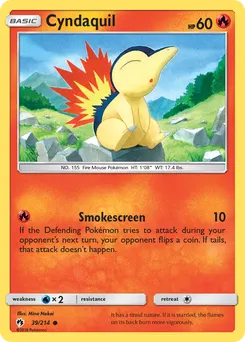 Cyndaquil #39, Reverse Foil