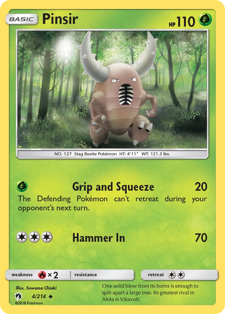 Pinsir #4, Lost Thunder