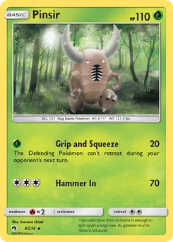 Pinsir #4, Reverse Foil