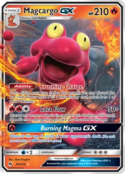 Magcargo-GX #44, Standard