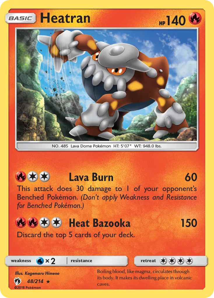 Heatran #48, Lost Thunder