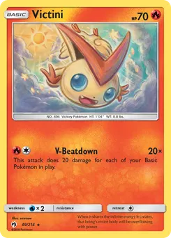Victini #49, Reverse Foil