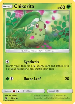 Chikorita #5, Reverse Foil