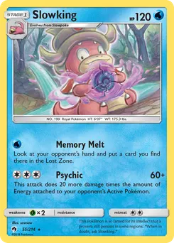 Slowking #55, Reverse Foil