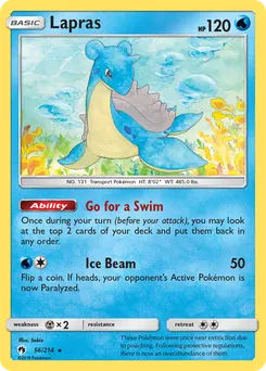Lapras #56, Reverse Foil