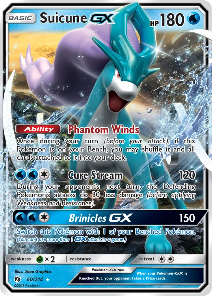 Suicune-GX #60, Lost Thunder