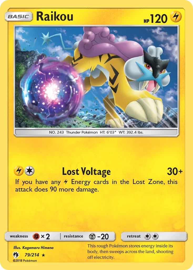 Raikou #79, Lost Thunder