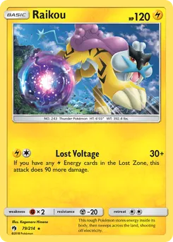 Raikou #79, Cracked Ice Storm Caller Theme Deck