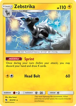 Zebstrika #82, 1st Place Pokemon League