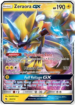 Zeraora-GX #86, Standard