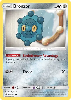 Bronzor #100, Team Up