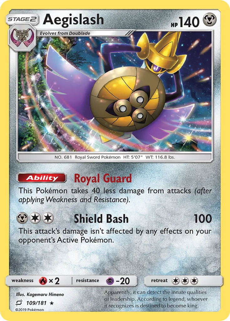 Aegislash #109, Team Up