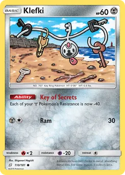 Klefki #110, Team Up