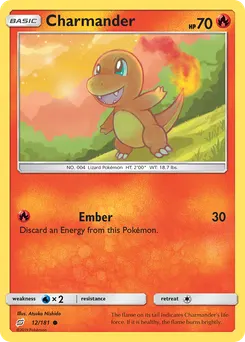 Charmander #12, Reverse Foil