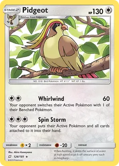 Pidgeot #124, Team Up