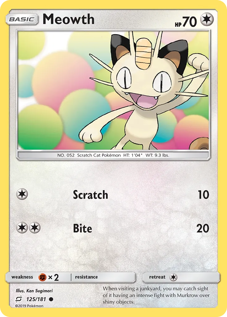 Meowth #125, Team Up