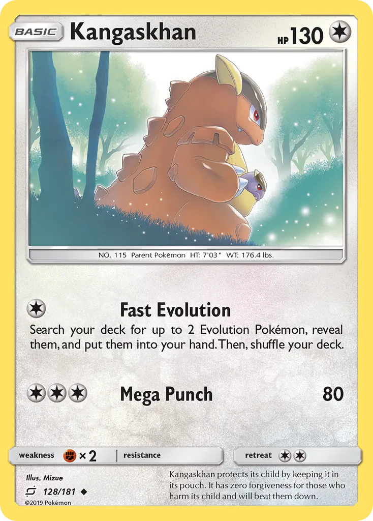 Kangaskhan #128, Team Up