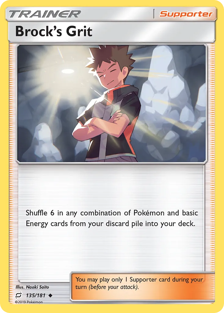 Brock's Grit #135, Team Up Reverse Foil